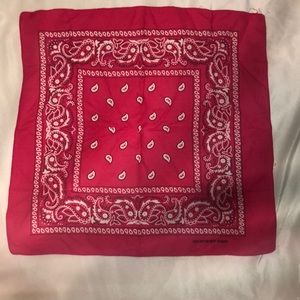 Pink bandanna